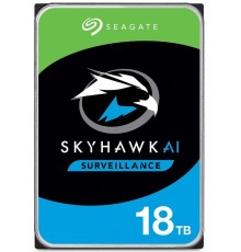 Жесткий диск/ RECERTIFIED HDD Seagate SATA 6Gb/s 18Tb SkyHawk AI 7200 256Mb 1 year warranty (replacement WD181PURP) RECERTIFIED