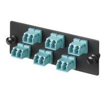 Панель FAP с 6 Duplex LC OM3 50/125 циркон. аква./ FAP w/6 LC 10 GbE Dupl mm Adapters (AQ)