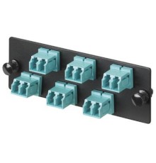 Панель FAP с 6 Duplex LC OM3 50/125 циркон. аква./ FAP w/6 LC 10 GbE Dupl mm Adapters (AQ)