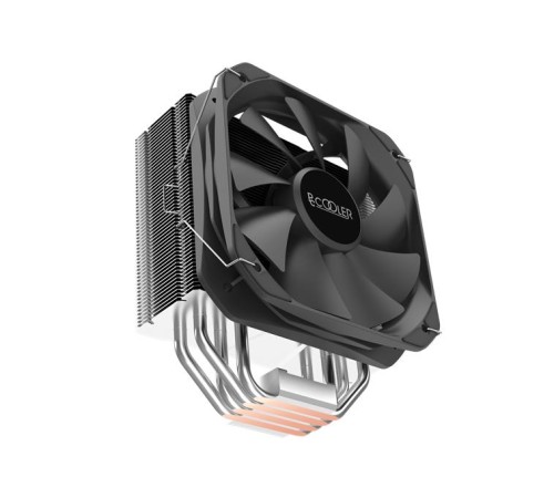 Кулер для процессора PCCooler Paladin 400 S115X/1200/1700/AM4 (20 шт/кор, TDP 200W, 130mm PWM FAN, 4 тепловые трубки 6мм, 800-1600RPM, 18-28,6dBa)