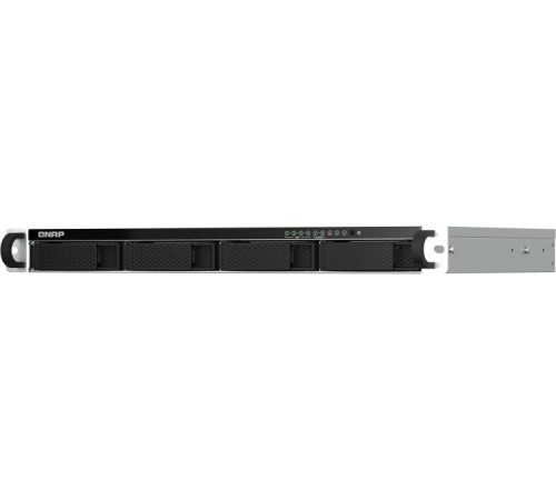 Сетевое хранилище без дисков/ SMB QNAP TS-464eU-8G NAS 4 HDD trays, rackmount 1U, 1 PSU. 4-core Intel Celeron N5105/N5095 2.0-2.9 GHz, 8 GB RAM, 2x2.5GbE, 2xUSB 3.2 Gen 2 (10Gbps), 2xUSB 2.0, 1xHDMI, 2xM.2 PCIe Gen 3 x1 slots , W/o rail kit RAIL-B02 Сетевое хранилище без дисков/ SMB QNAP TS-464eU-8G NAS 4 HDD trays, rackmount 1U, 1 PSU. 4-core Intel Celeron N5105/N5095 2.0-2.9 GHz, 8 GB RAM, 2x2.5GbE, 2xUSB 3.2 Gen 2 (10Gbps), 2xUSB 2.0, 1xHDMI, 2xM.2 PCIe Gen 3 x1 slots , W/o rail kit RAIL-B02