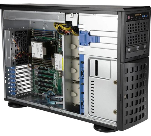 Серверная платформа в сборе/ SYS-740P-TR (bundle2): 4U, 2x LGA-4189, 16x DDR4 up to 4TB, 8 x 3.5'' hs SATA/SAS , 1 x M.2 NVME, 6x PCIe, 2 x 1GbE, CSE-PT26L-B, 2x 1200W Power Серверная платформа в сборе/ SYS-740P-TR (bundle2): 4U, 2x LGA-4189, 16x DDR4 up to 4TB, 8 x 3.5'' hs SATA/SAS , 1 x M.2 NVME, 6x PCIe, 2 x 1GbE, CSE-PT26L-B, 2x 1200W Power