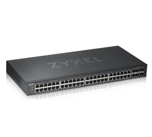 Коммутатор Smart L2 коммутатор Zyxel NebulaFlex GS1920-48v2, rack 19", 44xGE, 4xCombo (SFP/RJ-45), 2xSFP