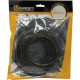 Greenconnect Кабель активный USB 2.0 10.0m Premium GCR-UA2MCB11-BD2S-10.0m, AM / microB 5pin, 28/24 AWG экран, армированный, морозостойкий, с усилителем и разъёмом для доп.питания, черно-прозрачный