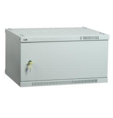 Шкаф LINEA WE 6U 600x450мм дверь металл серый