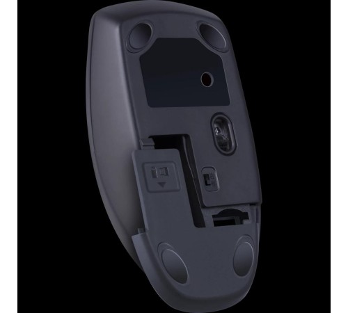 Defender Беспроводная оптическая мышь Modern MB-985 черный,4D,800-1600dpi,бесшумн