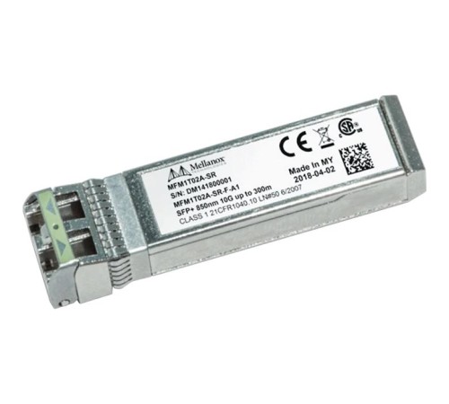Трансивер/ Mellanox® SFP+ optical module for 10GBASE-SR Трансивер/ Mellanox® SFP+ optical module for 10GBASE-SR