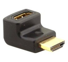 Переходник HDMI розетка на HDMI вилку (угловой)