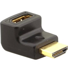 Переходник HDMI розетка на HDMI вилку (угловой)