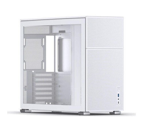 Корпус без блока питания/ Case JONSBO D41 MESH, Midi-Tower, TG, no fan, 1xUSB-A 3.2 + 1xUSB-C 3.2, ATX, mATX White