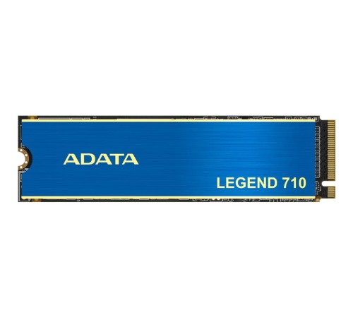 Твердотельный накопитель/ ADATA SSD LEGEND 710, 1024GB, M.2(22x80mm), NVMe 1.4, PCIe 3.0 x4, 3D NAND, R/W 2400/1800MB/s, IOPs 180 000/150 000, TBW 260, DWPD 0.23, with Heat Sink (3 года) Твердотельный накопитель/ ADATA SSD LEGEND 710, 1024GB, M.2(22x80mm), NVMe 1.4, PCIe 3.0 x4, 3D NAND, R/W 2400/1800MB/s, IOPs 180 000/150 000, TBW 260, DWPD 0.23, with Heat Sink (3 года)