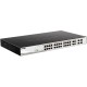 Коммутатор/ DGS-1210-28MP/F Smart L2 Switch 24х1000Base-T PoE, 4хCombo 1000Base-T/SFP, PoE Budget 370W, Compact CLI