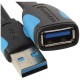 Кабель-удлинитель Vention USB 3.0 AM/AF - 3м плоский