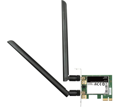 Адаптер/ DWA-582/RU/10/B AC1200 Wi-Fi PCI Express Adapter, 2x2dBi detachable antennas, 10pcs/pack Адаптер/ DWA-582/RU/10/B AC1200 Wi-Fi PCI Express Adapter, 2x2dBi detachable antennas, 10pcs/pack
