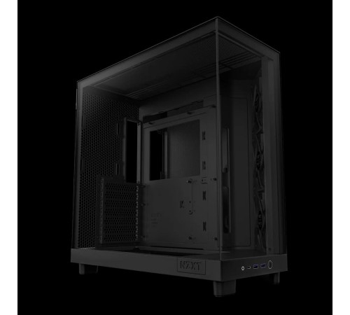 Корпус без блока питания/ Case NZXT H6 Flow, Midi-Tower, TG, 3x120mm, 2xUSB-A 3.2 + 1xUSB-C 3.2, ATX, mATX, mITX Black
