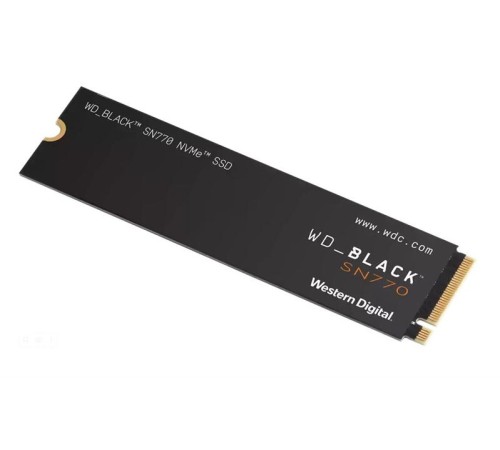 Твердотельный накопитель Western Digital Black SSD SN770 M2.2280 PCIe 4.0 1TB, 5150MBs/4900MBs, TBW 600, WDS100T3X0E, 1 year Твердотельный накопитель Western Digital Black SSD SN770 M2.2280 PCIe 4.0 1TB, 5150MBs/4900MBs, TBW 600, WDS100T3X0E, 1 year