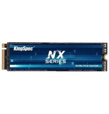 Твердотельный накопитель/ Kingspec SSD NX-512 2280, 512GB, M.2(22x80mm), NVMe, PCIe 3.0 x4, 3D TLC, R/W 3400/2500MB/s, IOPs 380 000/320 000, TBW 500, DWPD 0.89 (3 года)