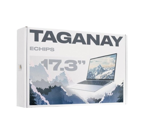 Ноутбук/ Taganay  17.3"(1920x1080 IPS (матовый))/Intel Celeron N5095(2Ghz)/16384Mb/512SSDGb/noDVD/Int:Intel UHD Graphics/Cam/BT/WiFi/-/33.9WHr/war 1y/1.9kg/Silver/Win11Home