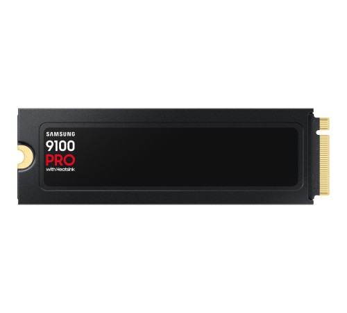 Твердотельный накопитель/ Samsung SSD 9100 PRO, 1000GB, M.2(22x80mm), NVMe 2.0, PCIe 5.0 x4, V-NAND TLC, R/W 14700/13300MB/s, IOPs 1 850 000/2 600 000, TBW 600, DWPD 0.3, with Heatsink (12 мес.) Твердотельный накопитель/ Samsung SSD 9100 PRO, 1000GB, M.2(22x80mm), NVMe 2.0, PCIe 5.0 x4, V-NAND TLC, R/W 14700/13300MB/s, IOPs 1 850 000/2 600 000, TBW 600, DWPD 0.3, with Heatsink (12 мес.)