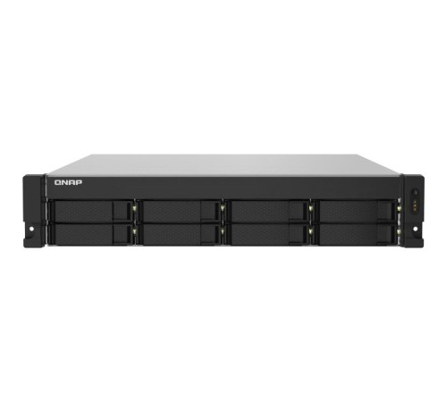 Сетевое хранилище без дисков/ SMB QNAP TS-832PXU-4G 8-Bay AL324 quad-core 1.7 GHz 2U rackmount NAS, 4GB DDR4 UDIMM RAM (max 1x16GB), SATA 6Gb/s, 2x 10GbE SFP+ LAN, 2x2.5 GbE LAN, 1x PCIe Gen2 x2 slot. W/o RAIL-B02 Сетевое хранилище без дисков/ SMB QNAP TS-832PXU-4G 8-Bay AL324 quad-core 1.7 GHz 2U rackmount NAS, 4GB DDR4 UDIMM RAM (max 1x16GB), SATA 6Gb/s, 2x 10GbE SFP+ LAN, 2x2.5 GbE LAN, 1x PCIe Gen2 x2 slot. W/o RAIL-B02