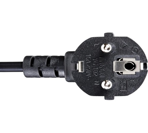 Кабель/ Кабель комп - розетка 220V EU (угловой)<VDE> 3GX1,5mm2, 1,8m, медь, Telecom <TY021-CU1.5-1.8M>