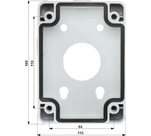 Настенная коробка для кронштейнов PFB303W, PFB300S