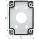 Настенная коробка для кронштейнов PFB303W, PFB300S