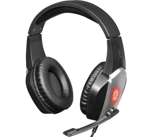 Defender Игровая гарнитура X-Skull черный+серый, провод 2.1 м