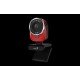 Веб-камера Genius QCam 6000 красная (Red) new package, 1080p Full HD, Mic, 360°, универсальное мониторное крепление, гнездо для штатива (Вскрытая упаковка)