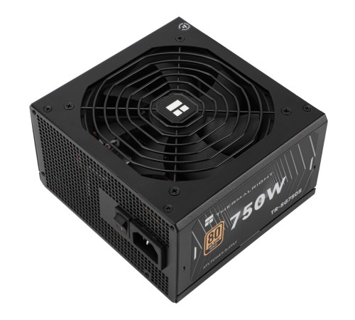 Блок питания 750W/ Power Supply Thermalright, 750W 80+ Gold (ATX, 3.1, PCIe 5.1, Non-modular, 1x24(20+4)pin, 1xCPU 8(4+4)pin, 2xPCIe*2 8(6+2)pin, 5xSATA3, 1x12+4pin (12VHPWR PCIe 5.1 12+4pin 600mm), 3xMOLEX4pin, Active, 120x120mm, 150x140x86mm, APFC, blac Блок питания 750W/ Power Supply Thermalright, 750W 80+ Gold (ATX, 3.1, PCIe 5.1, Non-modular, 1x24(20+4)pin, 1xCPU 8(4+4)pin, 2xPCIe*2 8(6+2)pin, 5xSATA3, 1x12+4pin (12VHPWR PCIe 5.1 12+4pin 600mm), 3xMOLEX4pin, Active, 120x120mm, 150x140x86mm, APFC, blac