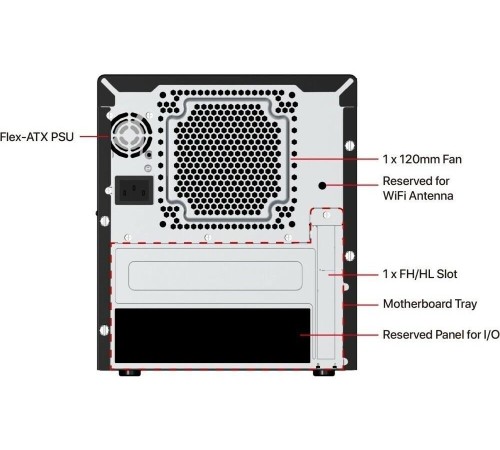 Серверный корпус/ Mini-Tower chassis with 5x 3.5 swappable HDD tray