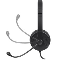 Компьютерная гарнитура Defender 63164 Tune 160 черный, провод 1.8 м