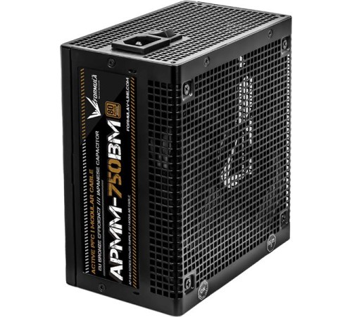 Блок питания Formula V Line APMM-750BM, 750W, ATX3.1/PCIe5.1, APFC, 80+ Bronze, 12cm Fan, Full Modular Блок питания Formula V Line APMM-750BM, 750W, ATX3.1/PCIe5.1, APFC, 80+ Bronze, 12cm Fan, Full Modular