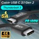 GCR Кабель USB 3.1 (USB 3.2 Gen 2) Type C-С, 1.0m, 100W/20V/5A, M/M, 10 Гбит/с, TPE, AL сase черный, черный, GCR-54071