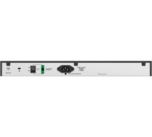 Коммутатор/ DGS-3000-28XMP/B Managed L2 Switch 24x1000Base-T PoE, 4x10GBase-X SFP+, PoE Budget 370W, Surge 6KV, CLI, RJ45 Console, RPS, Dying Gasp