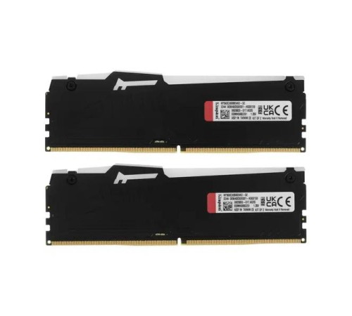 Память оперативная/ Kingston 32GB 6000MT/s DDR5 CL36 DIMM (Kit of 2) FURY Beast RGB EXPO Память оперативная/ Kingston 32GB 6000MT/s DDR5 CL36 DIMM (Kit of 2) FURY Beast RGB EXPO