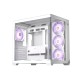 Корпус без блока питания/ Case PCCooler C3T700 ARGB WH, Midi-Tower, TG, 4x120mm ARGB, 1xUSB-A 3.0 + 1xUSB-A 2.0 + 1xUSB-C, ATX, mATX, mITX White