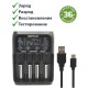 З/У для аккумуляторов GoPower Genius2000 Ni-MH/Ni-Cd/Li-ion/IMR/LiFePO4 4 слота (1/40)