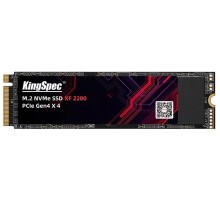 твёрдотельный накопитель KingSpec SSD 512GB M.2 2280 PCIe 4.0 x4 NVMe R4900/W2800MB/s 3D TLC MTBF 1M 600TBW