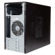 корпус Mini Tower InWin EMR065 Black __________  U3.0*2+U2.0*2  A(HD) +intrusion switch mATX (без блока питания) (существенное повреждение коробки)