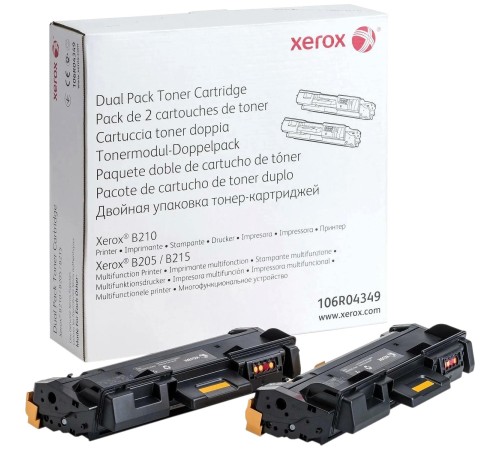 Двойная упаковка тонер-картриджей B205/210/215, 6K/ B205/210/215 Dual pack cartridge, 6K