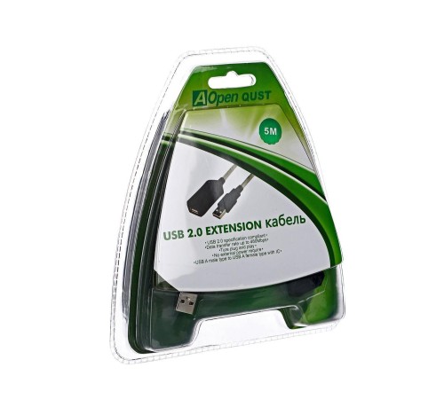 Кабель-адаптер/ Кабель-адаптер USB2.0-repeater, удлинительный активный <Am-->Af> 5м Aopen/Qust <ACU823-5M> Кабель-адаптер/ Кабель-адаптер USB2.0-repeater, удлинительный активный <Am-->Af> 5м Aopen/Qust <ACU823-5M>