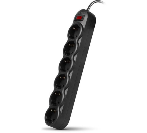 Фильтр SVEN SF-06L 5,0 м (6 розеток) черный Фильтр SVEN SF-06L 5,0 м (6 розеток) черный