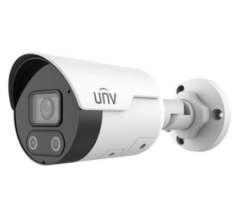 Камера Uniview Видеокамера IP цилиндрическая, 1/2.8" 2 Мп КМОП @ 30 к/с, ColorHunter, ИК-подсветка и подсветка видимого спектра до 30м., EasyStar 0.003 Лк @F1.6, объектив 2.8 мм, WDR, 2D/3D DNR, Ultra 265, H