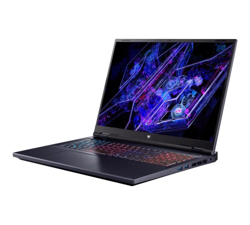 Ноутбук/ ACER Predator Helios Neo 18 PHN18-71-79ZH 18"(2560x1600 (матовый) IPS)/Intel Core i7 14650HX(2.2Ghz)/16384Mb/1024PCISSDGb/noDVD/Ext:nVidia GeForce RTX4060(8192Mb)/Cam/BT/WiFi/65WHr/war 1y/3kg/Black/NoOS