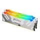 Оперативная память Kingston 32GB 8000MT/s DDR5 CL38 DIMM (Kit of 2) FURY Renegade RGB White XMP