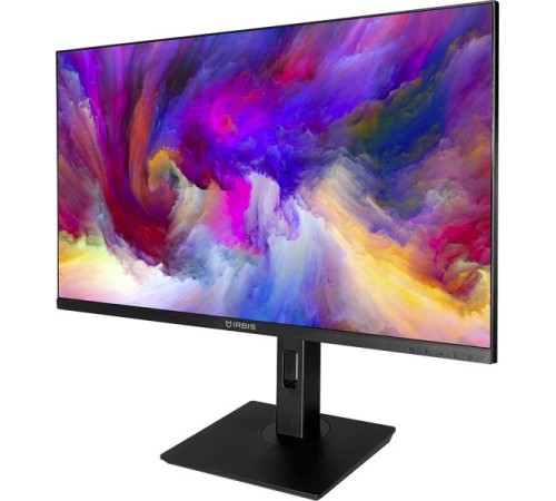 Монитор IRBIS SmartView 27'' LED Monitor 2560x1440, 16:9, IPS, 250 cd/m2, 1000:1, 3ms, 178°/178°, HDMI, DP, USB, Audio output, 75Hz, Height, Tilt, Swiv, Pivot, Speak, внеш (потёртости, группа битых пикселей)