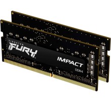 Память оперативная/ Kingston 32GB 3200MT/s DDR4 CL20 SODIMM (Kit of 2) FURY Impact
