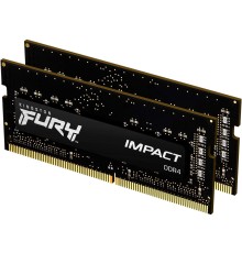 Память оперативная/ Kingston 32GB 3200MT/s DDR4 CL20 SODIMM (Kit of 2) FURY Impact