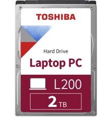 Жесткий диск/ HDD Toshiba SATA3 2Tb 2.5" L200 9.5mm 5400 128Mb RTL